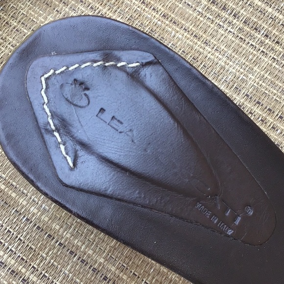 Lea Foscati Italian-made Leather Sandals Sz 38 - Picture 8 of 8